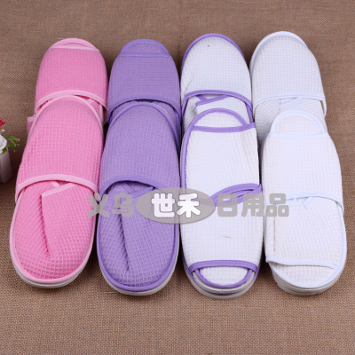 Waffle pattern  high class Hotel slippers home slippers