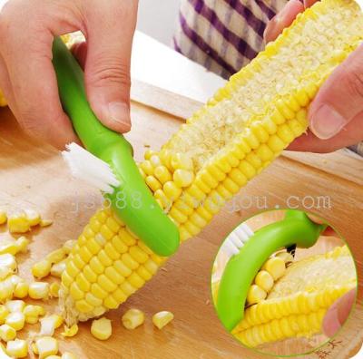 Corn grain is corn stripper planing peel corn threshing device to grain cutter