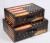 The Receive box gift box American suitcase set 2 decorative boxes classic vintage leather boxes support customization