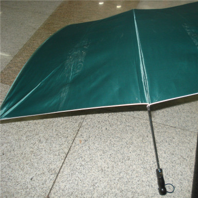 Two Fold Extra Large Golf Umbrella Umbrella Super Strong Wind Shielding Umbrella Trendy Fashion Silver Plastic Umbrella