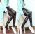 The new leather color printing metal snake printed Leggings