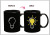 Creative light bulb change cup light ceramic cup electric light bulb color coffee cup