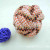 FP8100 unique new Plaid wool dog knot knot ball ball ball cleaning teeth 6cm trumpet