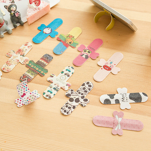 A U type mobile phone support post cartoon creative magic paste u lazy shaped paste type mobile phone holder