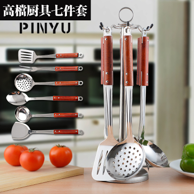 Set of stainless steel spatula spoon soup spoon stir-fry spatula kitchenware set of seven sets of kitchenware