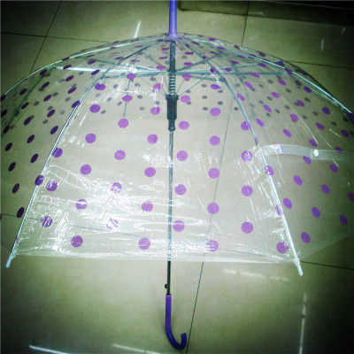 Korean version of POE tide umbrella small fresh clear umbrella lady sun umbrella woman