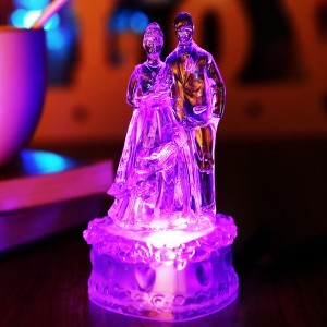 S July 7th Valentine acrylic romantic sweet couple colorful Nightlight