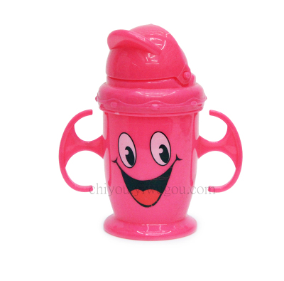 Cartoon baby suction cup drinking cup Children bottle  CY-907 