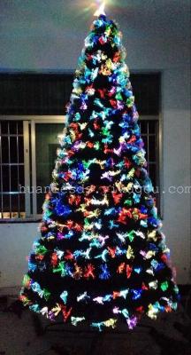 Christmas tree LED colorful star in the 3 meters of the satellite encryption fiber tree