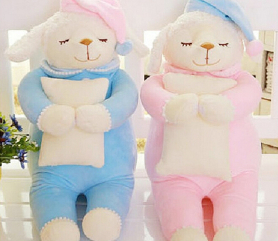 New Cartoon Cute Pajamas Plush Toy Doll Sleepy Sheep
