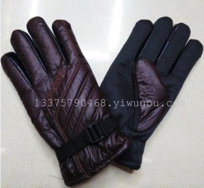 The winter men thickened warm gloves new outdoor winter gloves ride slip large Congyou warm