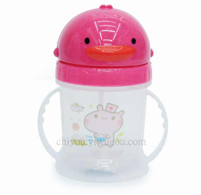 Cartoon chick child suction cup baby cups CY-F1