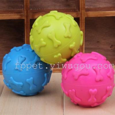 Toy dog pet toys bite of high-quality rubber pet chew toys toys ball head