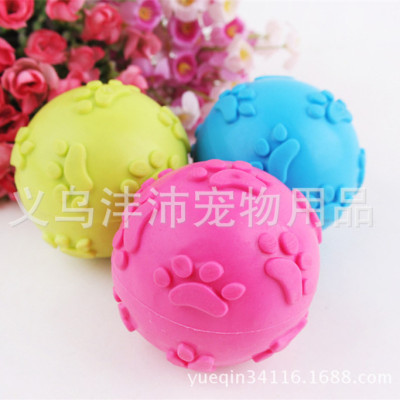 Toy dog pet toys bite of high-quality rubber pet chew toy ball toys.