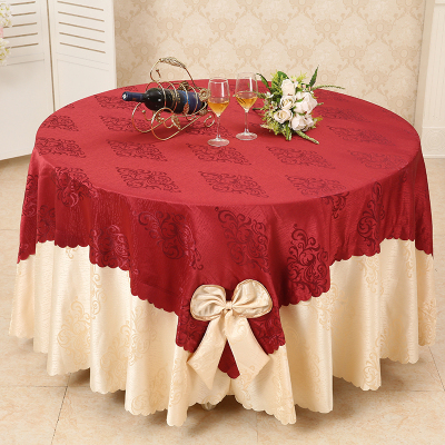 Home Hotel thickened bow jacquard tablecloths all kinds of custom patterned tablecloth