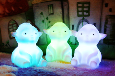 Remember the night by catch demon with a cute colorful gradient jehubbah Nightlight night market selling S