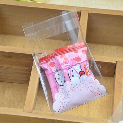 Bow self-adhesive self-adhesive bags accessories OPP bag 7*7 3cm