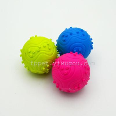 Toy dog pet toys bite of high-quality rubber ball shaped nail pet chew toys toys