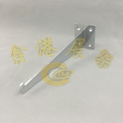 Upper wall K10 hook can be entrusted to the glass plate bright plating metal hook