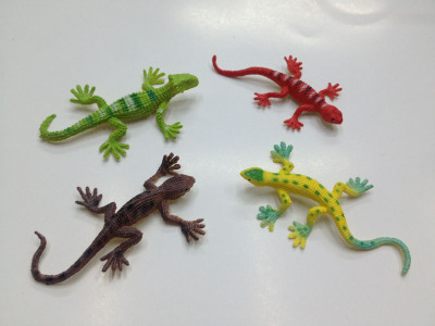 PVC plastic lizard animal simulation education simulation models