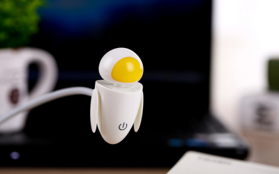 Baby doll machine USB Nightlight villain small lamp adjustable lamp lights Office