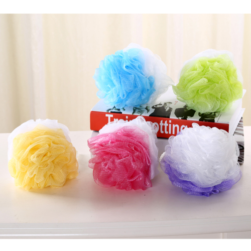 loofah shower net ball exfoliating ball bath sponge bath ball mesh sponge double mosaic back rub towel