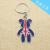 Mitten flag bear series key ring souvenir gift
