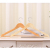 A level true color wooden hanger  clothes rack scarf hanger Anti-slip clothes hanger