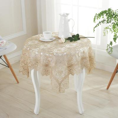 [waves] European high-grade handicraft embroidered tablecloth tablecloths made hollow tablecloth