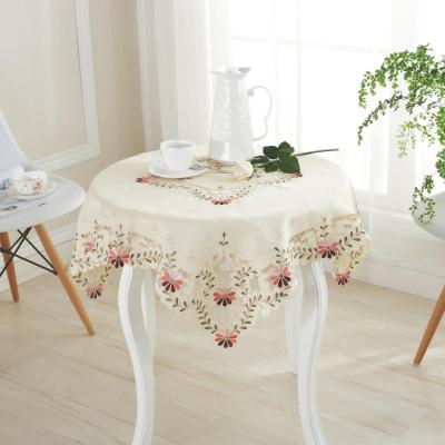 Medium and high - grade rural table cloth embroidered table cloth customization.