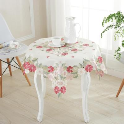 [after] wave crafts high-end Satin Embroidered Tablecloth tablecloths made pastoral tablecloth