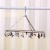 Stainless steel hollow socks clip 20 clips socks hanger round hanger underwear clip