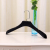 Unisex flat hook plastic rack Blouse hanger anti-skid clothes hanger 