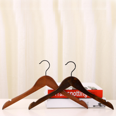 Female section of the anti - ancient wooden racks solid wood racks non-silp shirt hanger