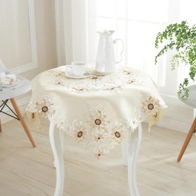 [waves] European garden crafts embroidered tablecloth tablecloths Custom Embroidered Tablecloth