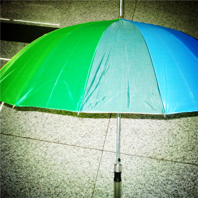 Korean Style Trendy 16 Colors Rainbow Umbrella Super Strong Windproof Sunny Umbrella Men and Women Umbrella