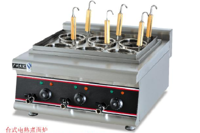 Commercial Desktop 6-Head Gas Boiled Noodles Machine Pasta Cooker Commercial Pasta Cooker Spicy Hot Pot Separation Boiler Donut Fryer