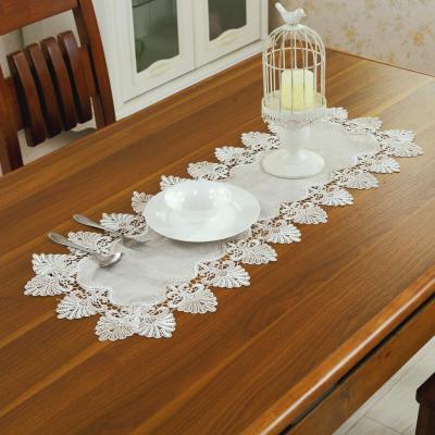 [waves] European high-grade embroidery crafts satin cloth napkins placemats gift table cloth tablecloth