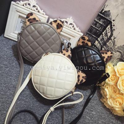 The 2015 section summer tide small lattice fragrant bun Mini Handbag Ms. Simple Shoulder Messenger buns