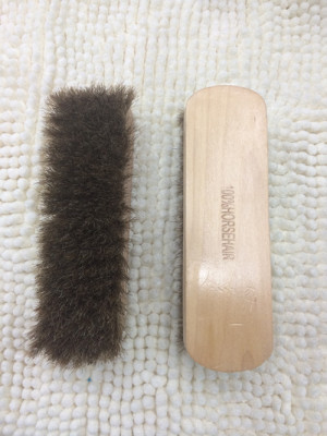 Super pure horse shoe brush brush pure mane does not hurt the shoes 212 color hair brush