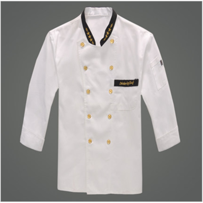 Zheng hao hotel billing chef clothing long sleeve collar double row activity button hotel catering chef clothing