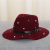 Acrylic plate pearl buckle hat and Knitted Warm jazz hat