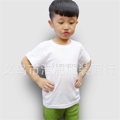 Children's T-shirt advertising shirt T-shirt wholesale cheap blank