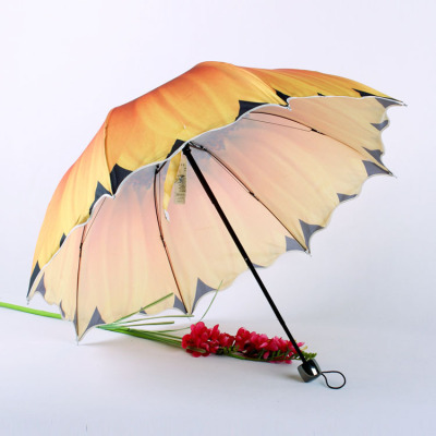 Creative sunflower transfer umbrella umbrella of the original arch Princess umbrella wholesale