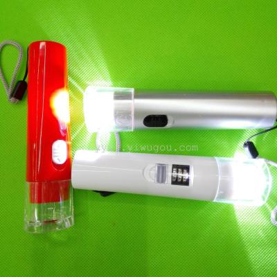 Mini LED flashlight light plastic toys, household merchandise lighting small flashlight