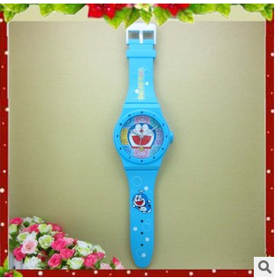 Factory Direct Sales Super Cute Cartoon Watch Shape Wall Clock Children's Room Decoration Spring Festival Creative Gift