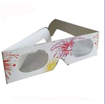 3D fireworks glasses paper for funny environment