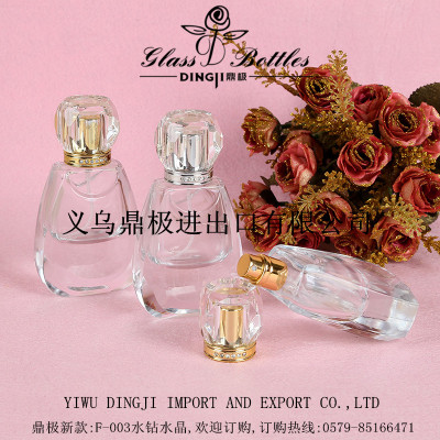 Factory direct F-003-30ml crystal perfume bottle with diamond