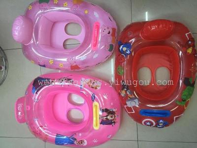 Inflatable toys transparent small boat children in the swimming circle manufacturers