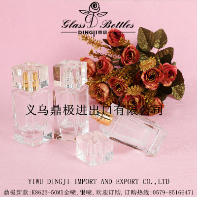 Factory direct K8623-50ML crystal material perfume bottle lid K material